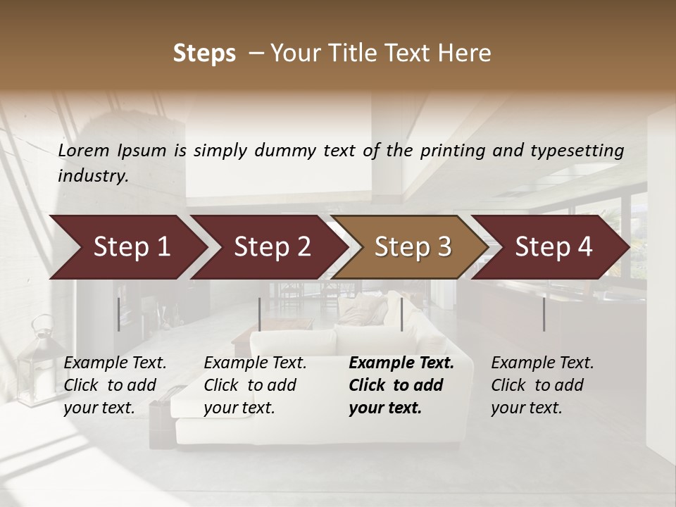 Sunny Large Interior PowerPoint Template