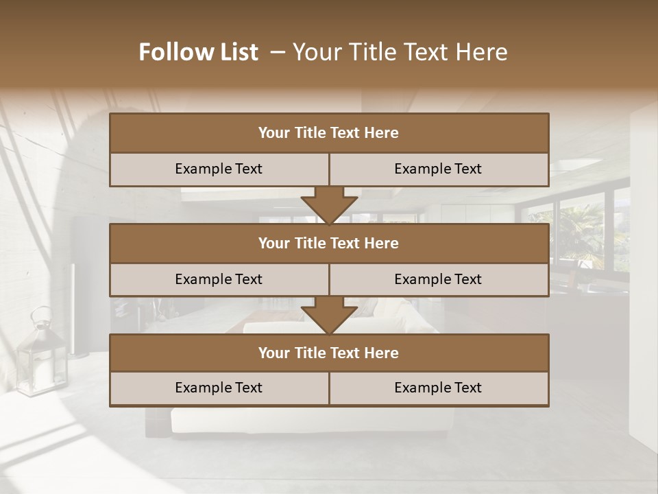 Sunny Large Interior PowerPoint Template