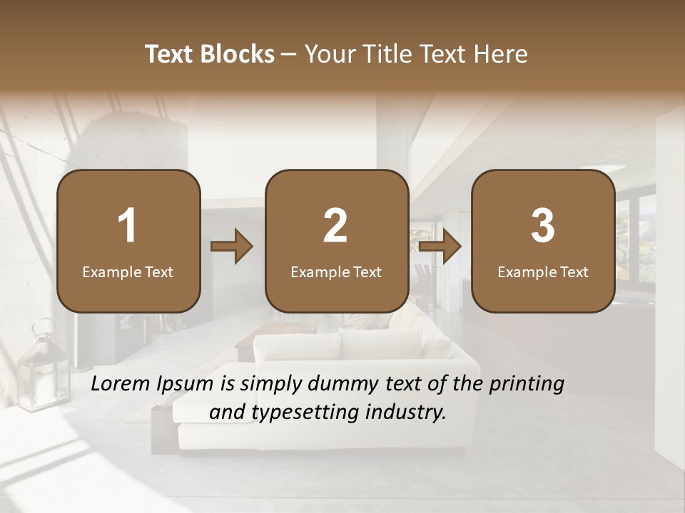 Sunny Large Interior PowerPoint Template