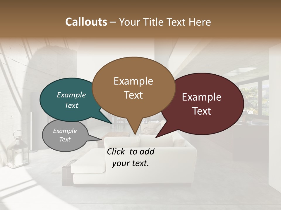 Sunny Large Interior PowerPoint Template