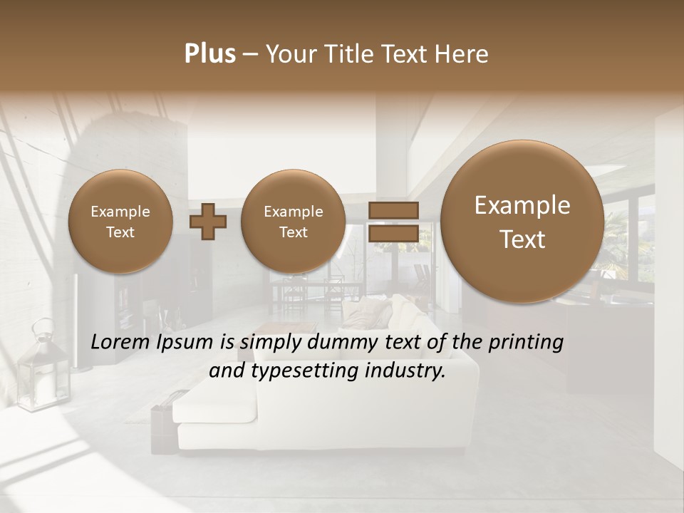 Sunny Large Interior PowerPoint Template