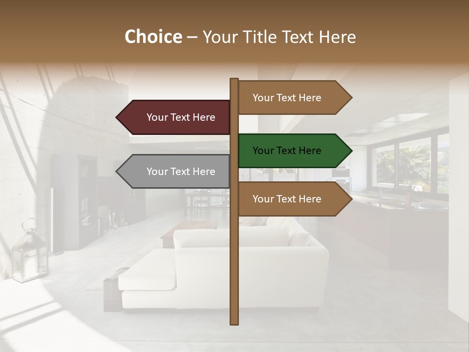 Sunny Large Interior PowerPoint Template