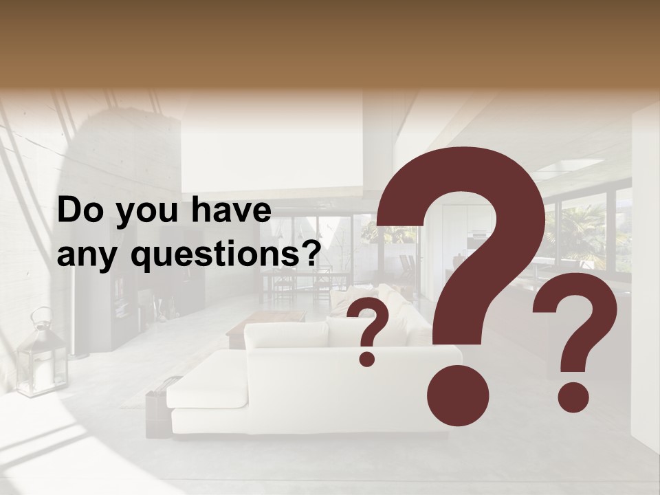 Sunny Large Interior PowerPoint Template