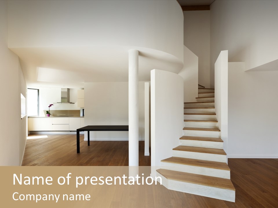 View Loft Wall PowerPoint Template