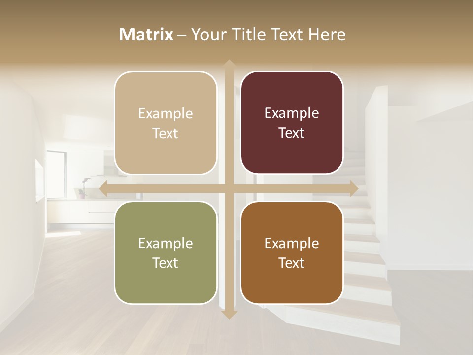 View Loft Wall PowerPoint Template