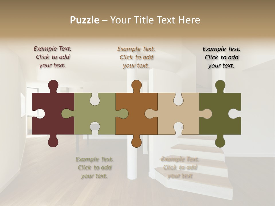 View Loft Wall PowerPoint Template