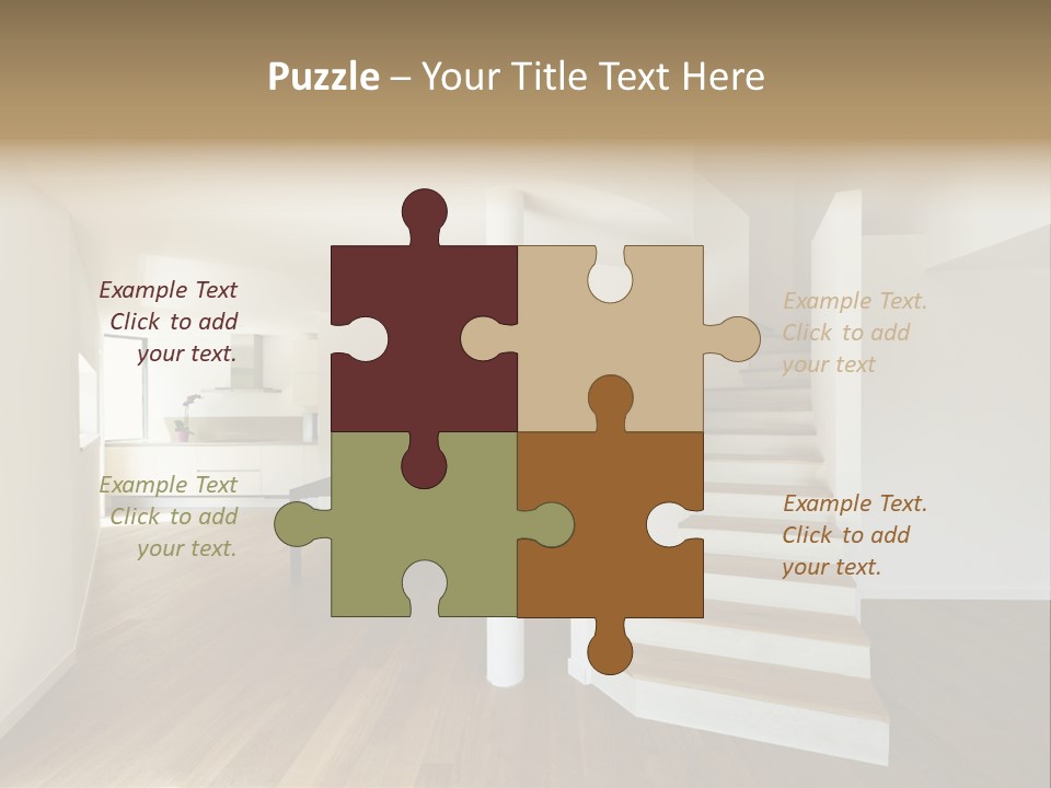 View Loft Wall PowerPoint Template