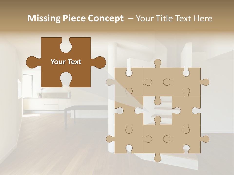 View Loft Wall PowerPoint Template