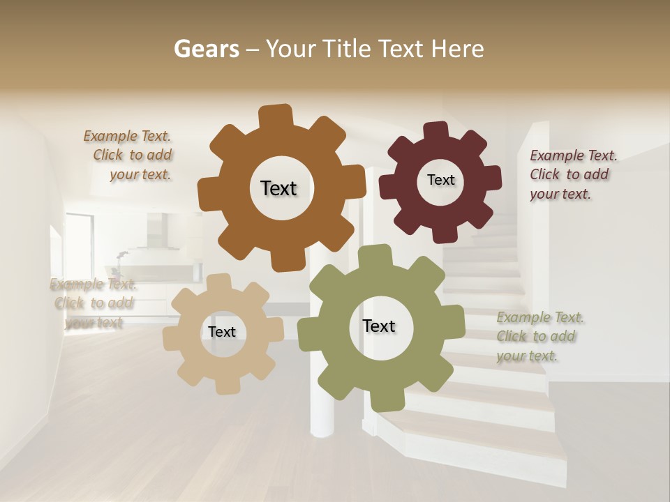 View Loft Wall PowerPoint Template