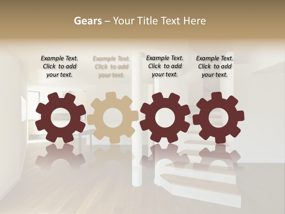 View Loft Wall PowerPoint Template