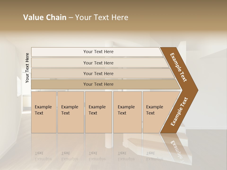 View Loft Wall PowerPoint Template