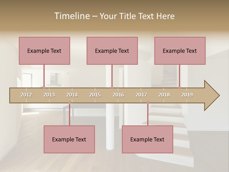 View Loft Wall PowerPoint Template