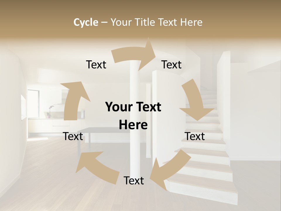 View Loft Wall PowerPoint Template