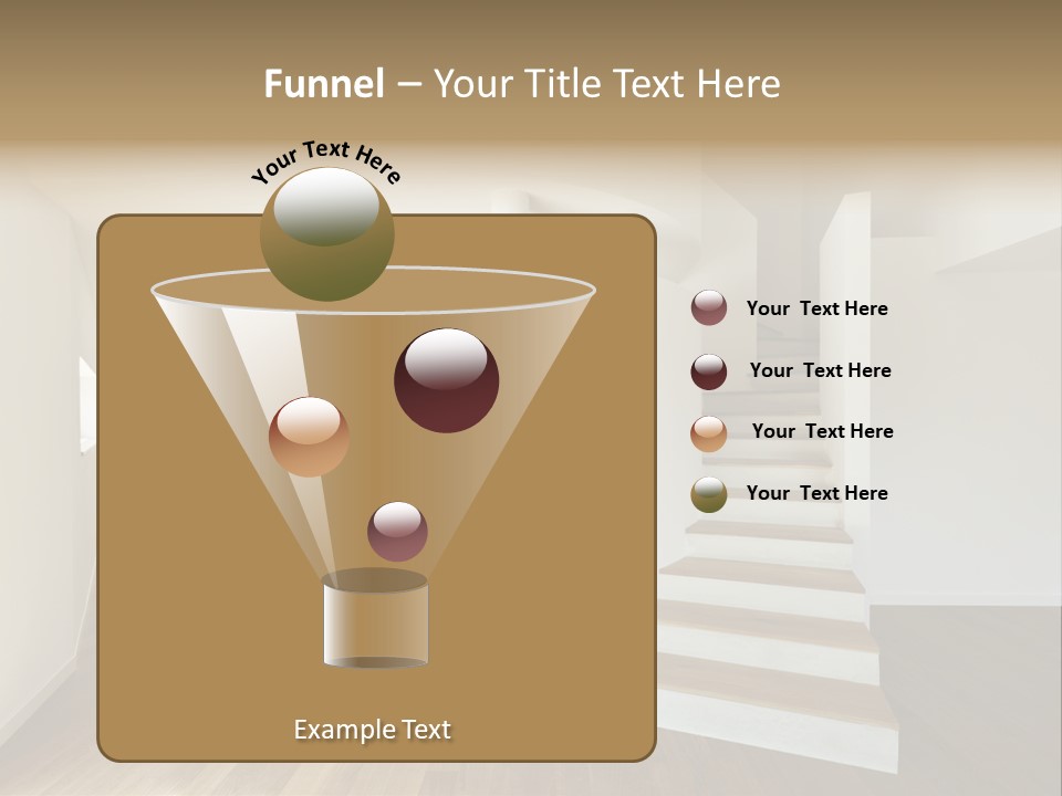 View Loft Wall PowerPoint Template