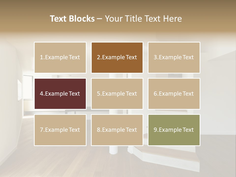 View Loft Wall PowerPoint Template