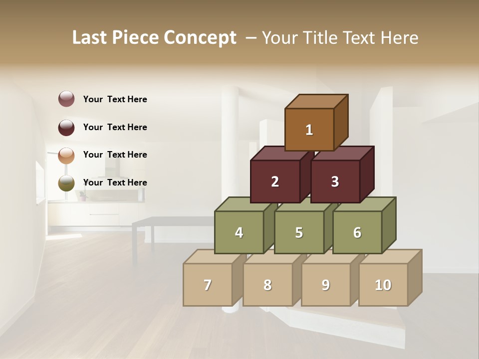 View Loft Wall PowerPoint Template