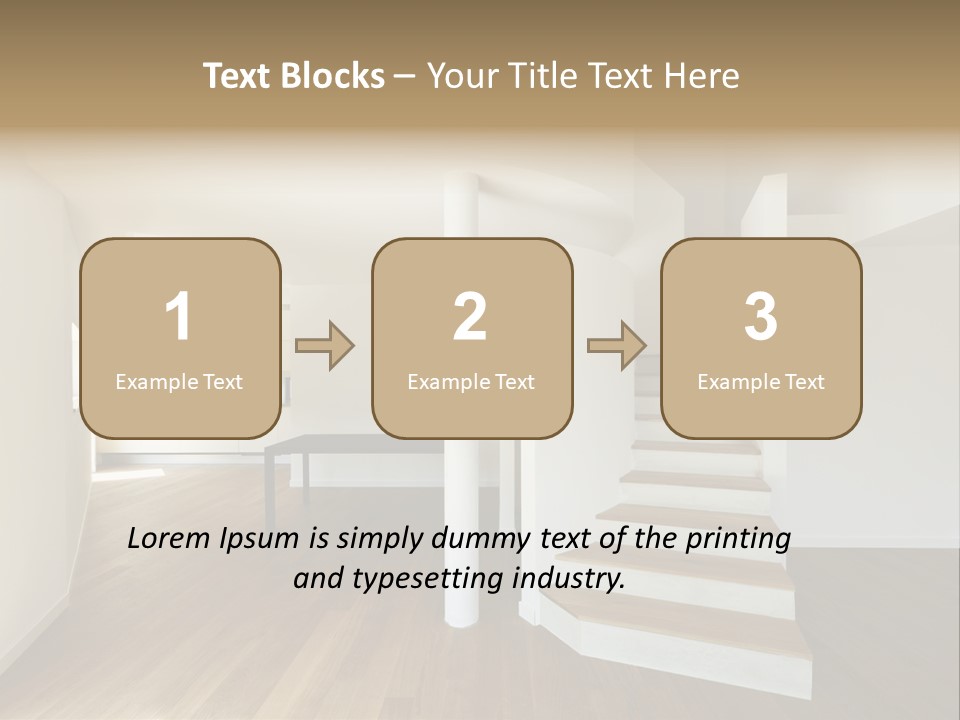 View Loft Wall PowerPoint Template