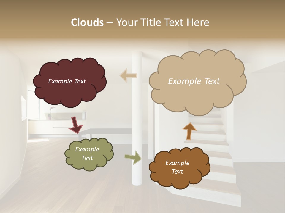 View Loft Wall PowerPoint Template