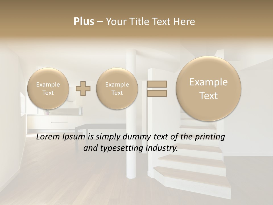 View Loft Wall PowerPoint Template