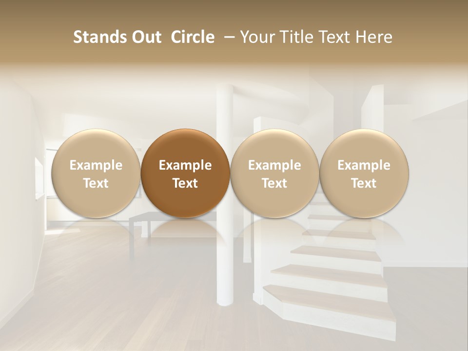 View Loft Wall PowerPoint Template