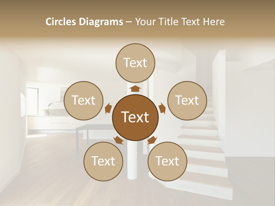 View Loft Wall PowerPoint Template