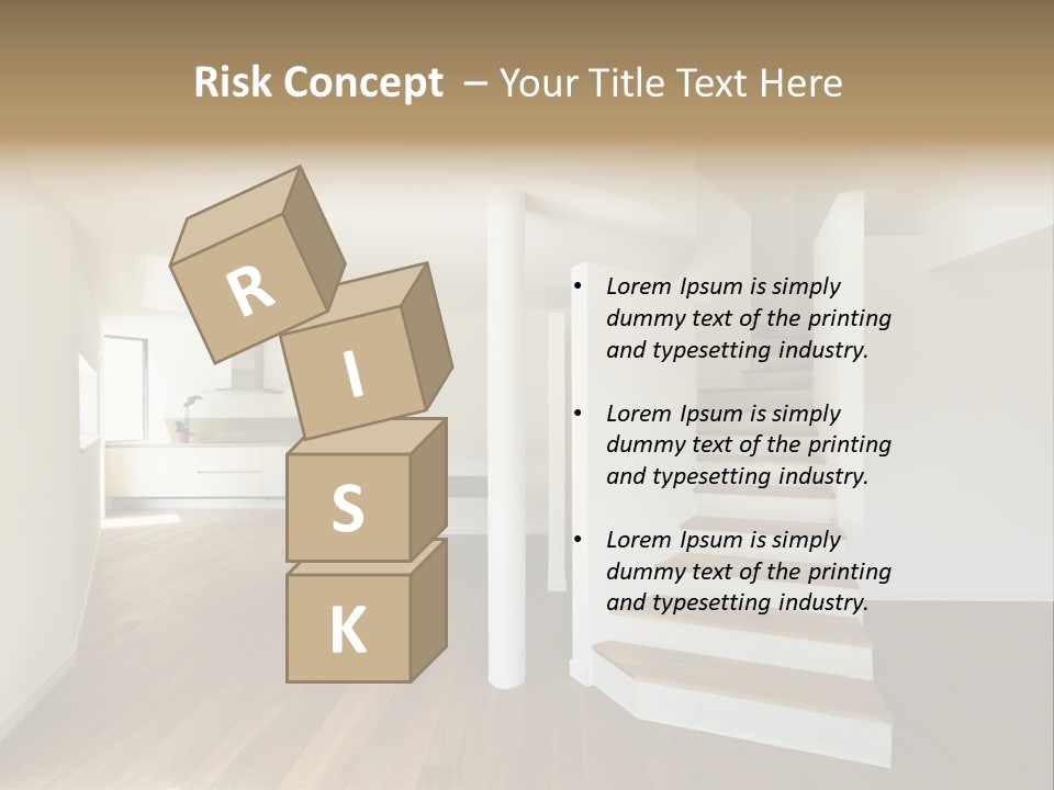 View Loft Wall PowerPoint Template