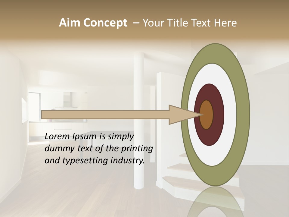 View Loft Wall PowerPoint Template