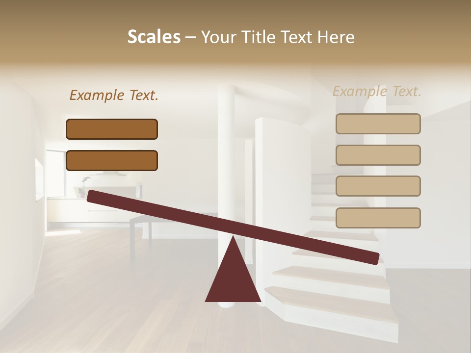 View Loft Wall PowerPoint Template