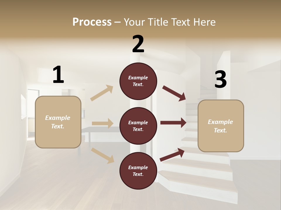 View Loft Wall PowerPoint Template