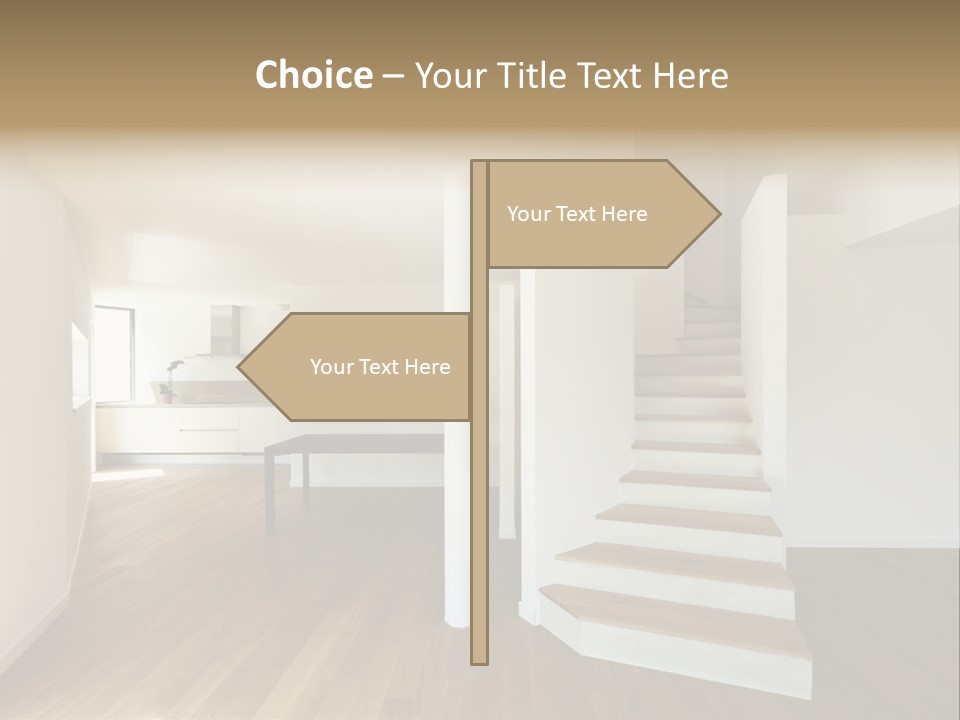 View Loft Wall PowerPoint Template