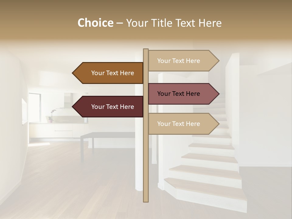 View Loft Wall PowerPoint Template