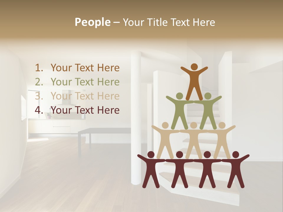 View Loft Wall PowerPoint Template