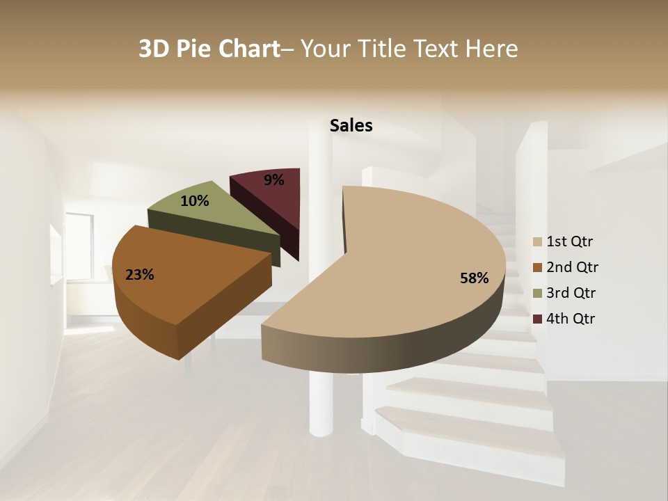 View Loft Wall PowerPoint Template