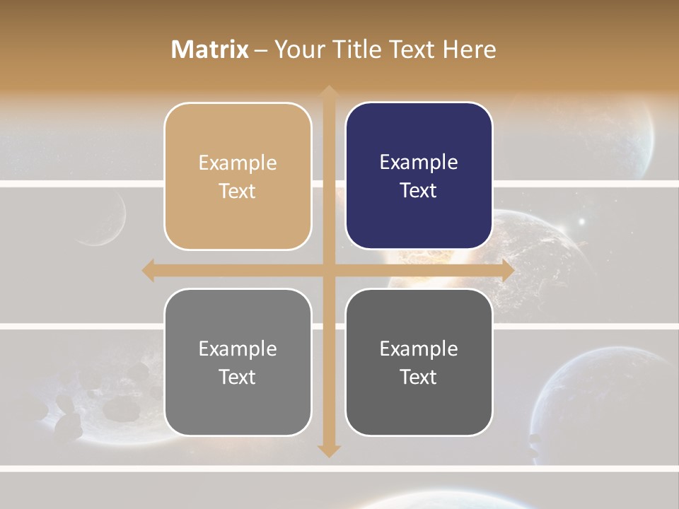 Space Alien Button PowerPoint Template