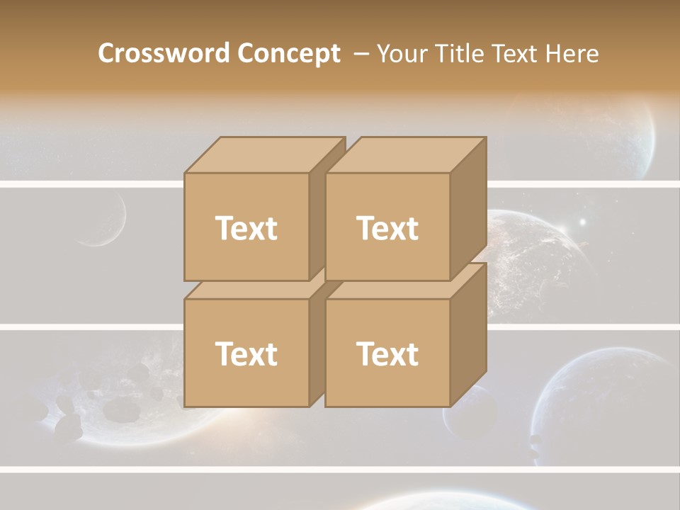 Space Alien Button PowerPoint Template