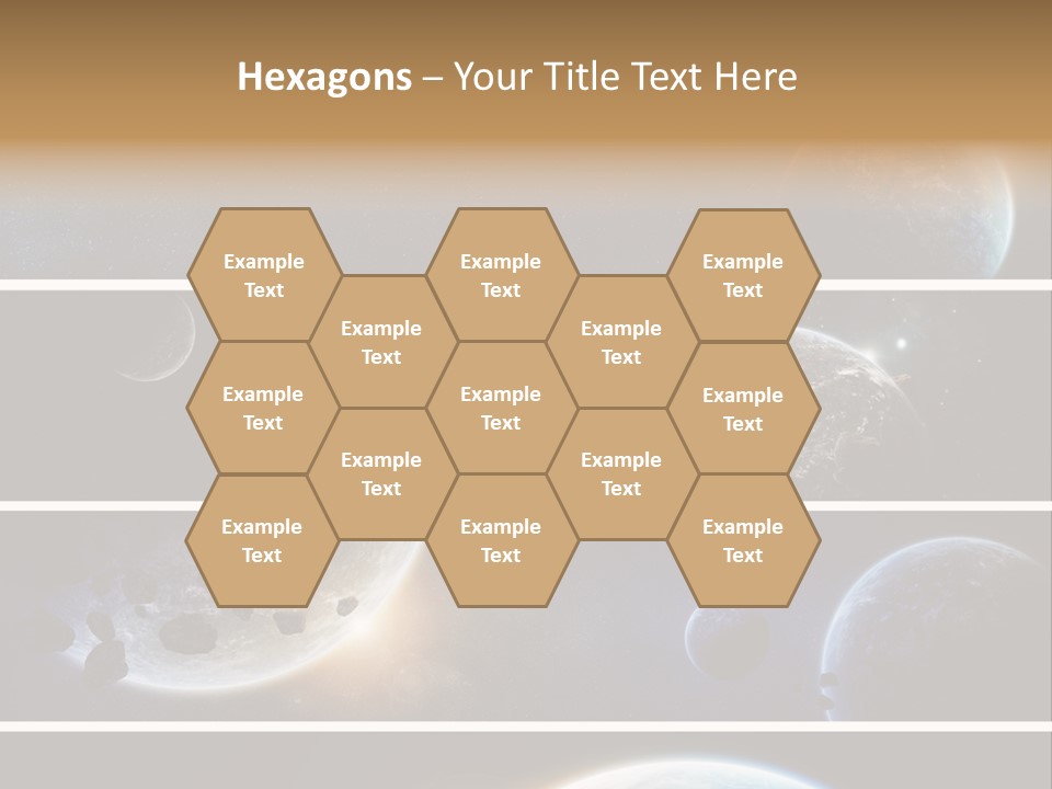 Space Alien Button PowerPoint Template