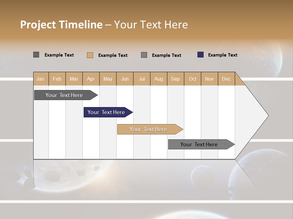 Space Alien Button PowerPoint Template