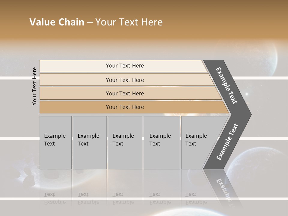 Space Alien Button PowerPoint Template