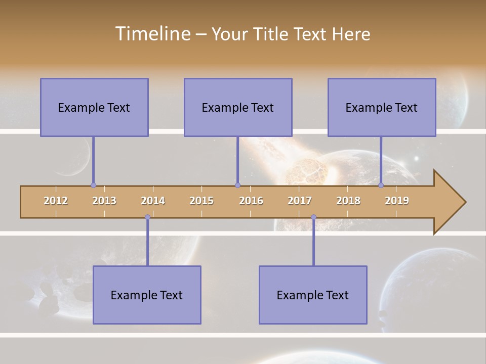 Space Alien Button PowerPoint Template