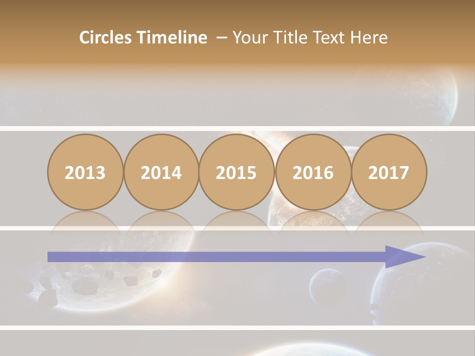 Space Alien Button PowerPoint Template