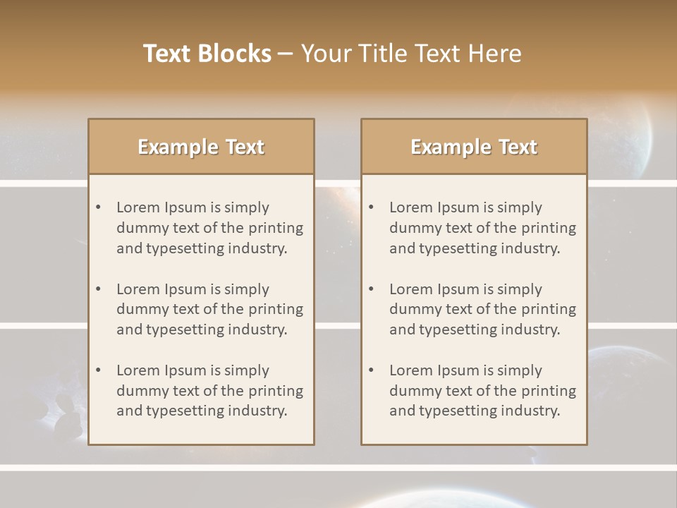 Space Alien Button PowerPoint Template