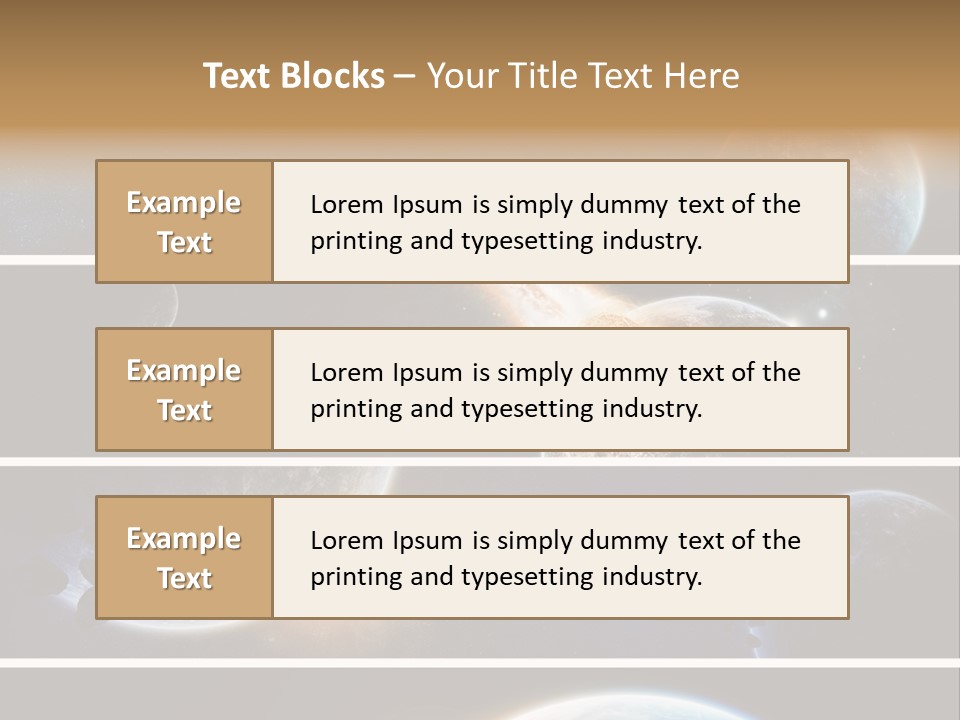 Space Alien Button PowerPoint Template