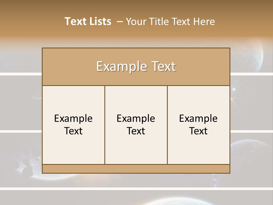 Space Alien Button PowerPoint Template