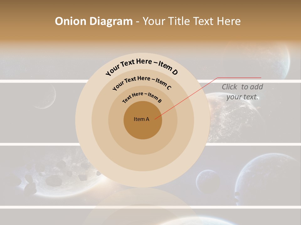 Space Alien Button PowerPoint Template