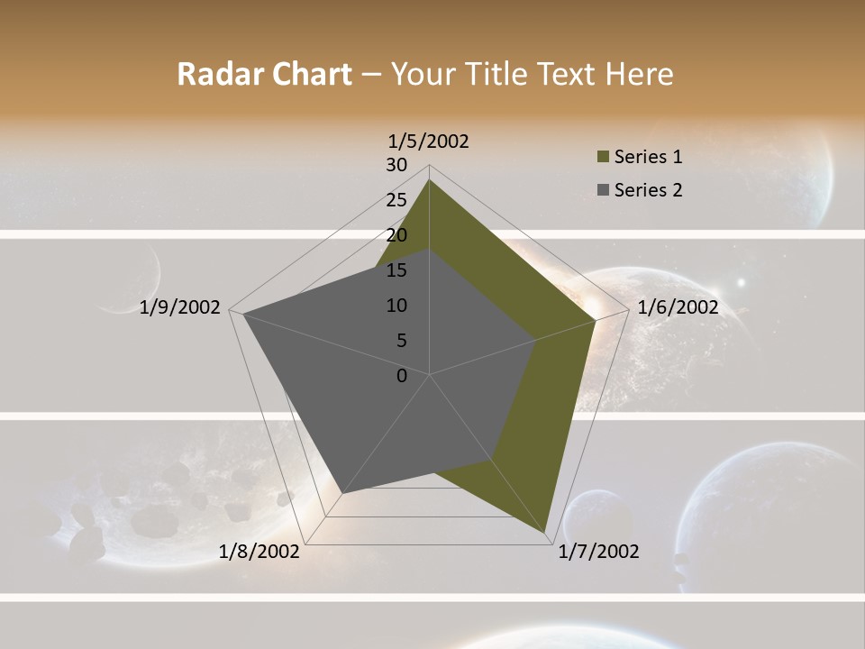 Space Alien Button PowerPoint Template