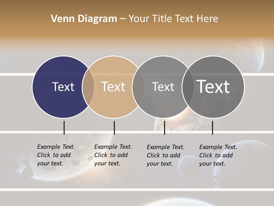 Space Alien Button PowerPoint Template