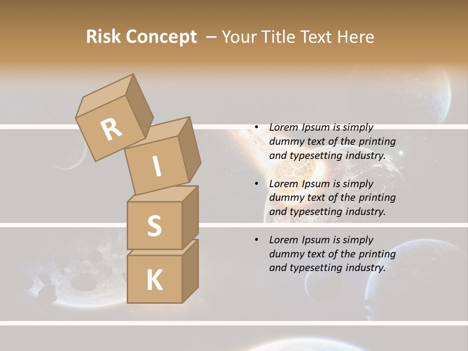 Space Alien Button PowerPoint Template