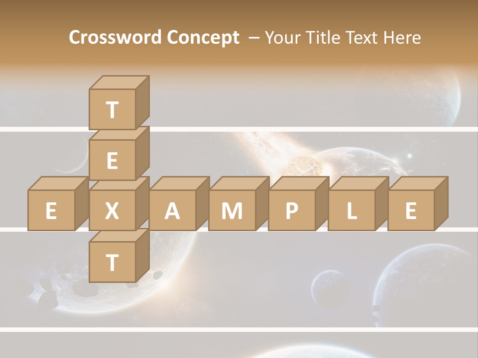 Space Alien Button PowerPoint Template