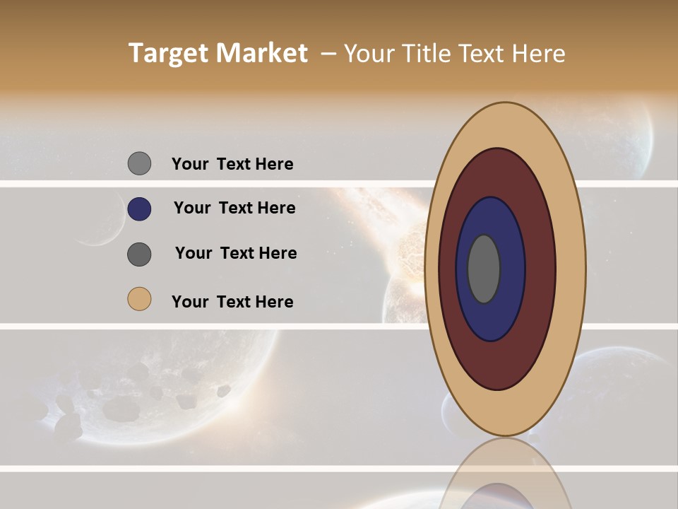 Space Alien Button PowerPoint Template