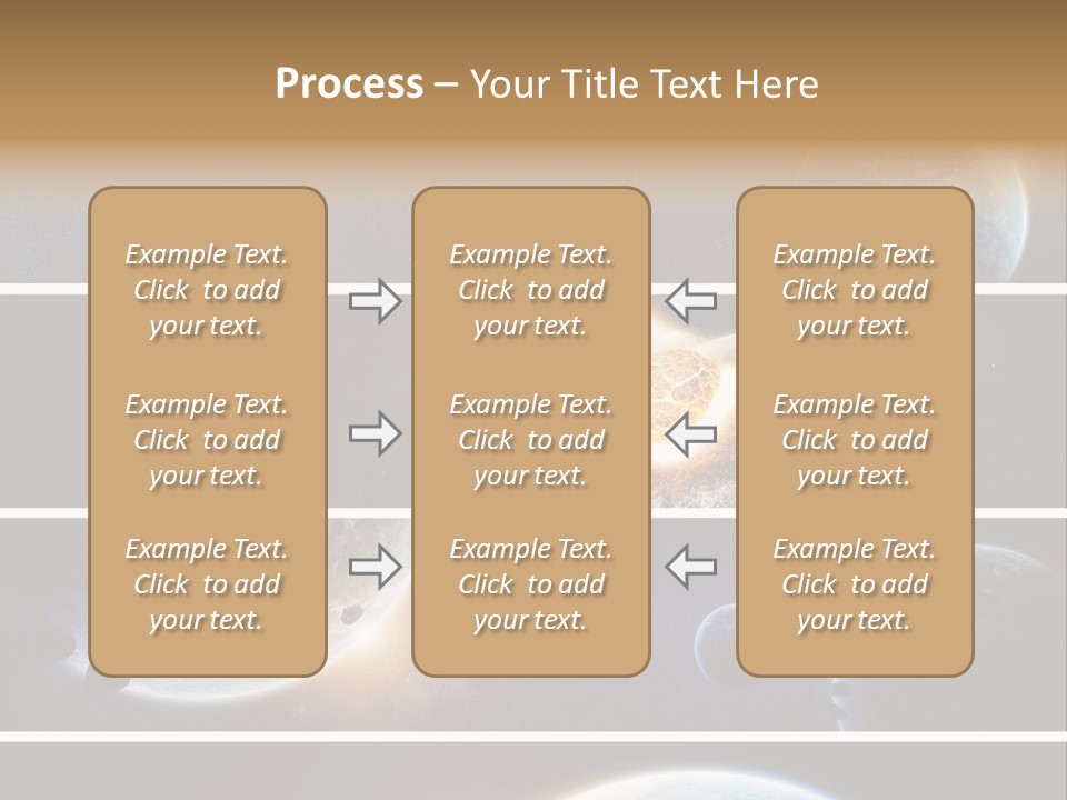 Space Alien Button PowerPoint Template